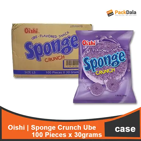 Picture of Oishi Sponge Ube 30gx100  CASE