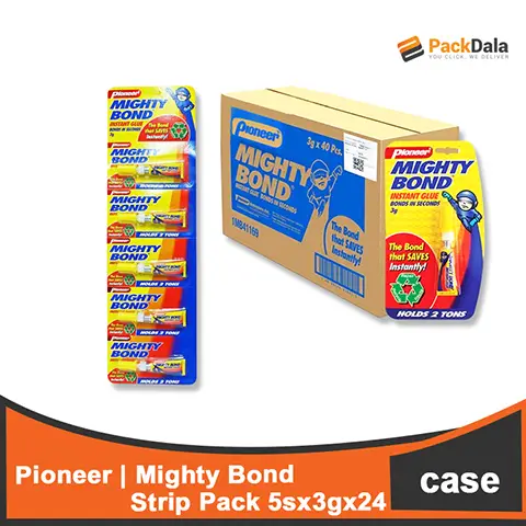 Picture of Mighty Bond Strip Pack 5sx3gx24  CASE