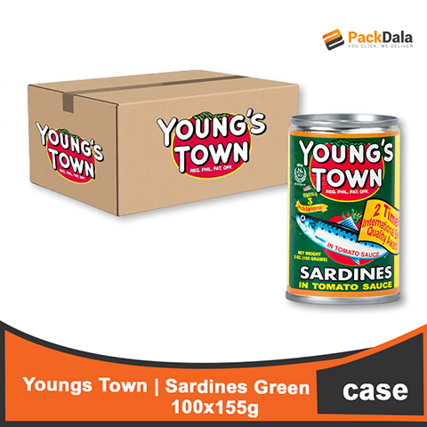 Picture of Youngs Town Sardines Green 100x155g CASE