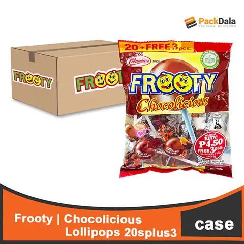 Picture of Frooty Chocolicious Lollipops 50x20plus3  CASE