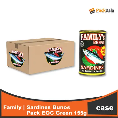 Picture of Family Sardines Bonus Pack Green EOC 100x155g CASE