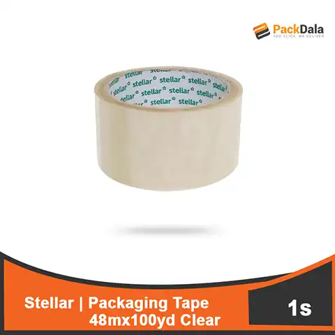 Picture of Packaging Tape Stellar 48mm x100yd Clear 120rolls pr cs nrp PCS