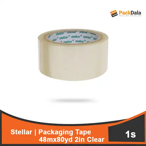 Picture of Packaging Tape Stellar 48mm x 80yd 2in Clear rolls 138 pr cs nrp PCS