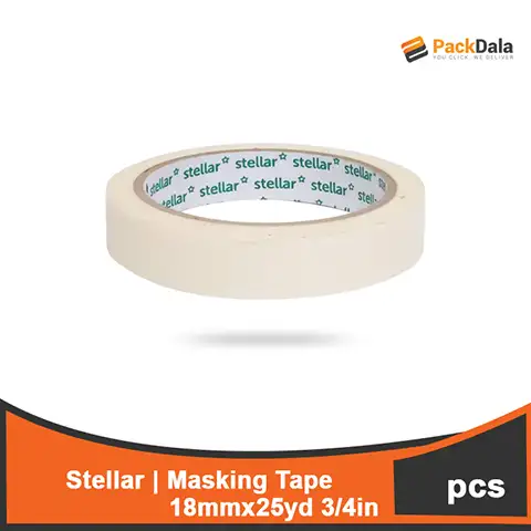 Picture of Masking Tape Stellar 18mmx25yd 3by4in 384roll per case