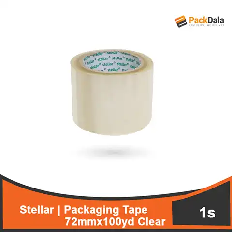 Picture of Packaging Tape 72mm x100 yd Clear Stellar 80rolls pr cs nrp PCS