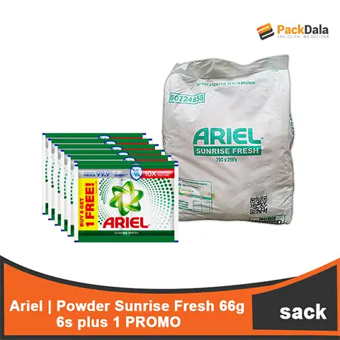 Picture of Ariel Powder Sunrise Fresh 66g 6plus1x30 SACK