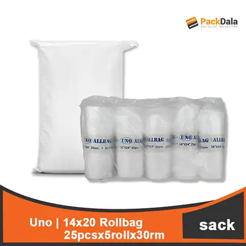 Picture of Uno 16x24 Rollbag 25pcx5rollx30rm per sack nrp  SACK