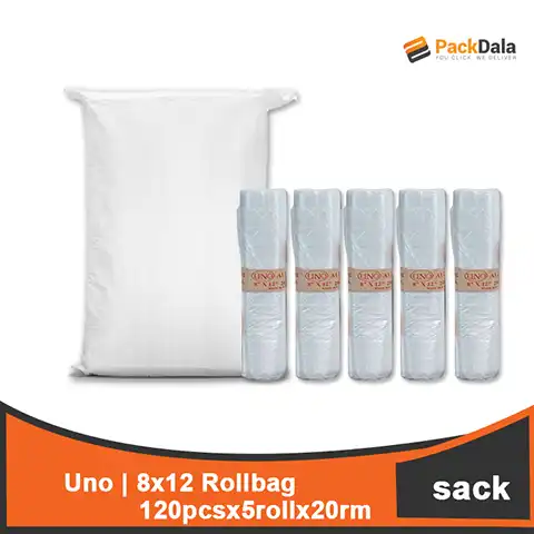 Picture of Uno 8x12 Rollbag Super 120pcx5rollx20rm per sack nrp SACK