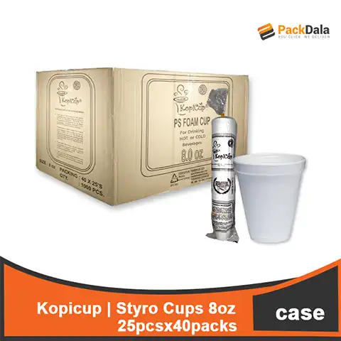 Picture of Styro Cup 8oz KopiCup 25pcx40pckpercs nrp CASE