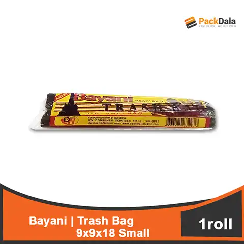 Picture of Bayani Trashbag Sm 9x9x18 5rollperrmx40rmpersck nrp ROLL
