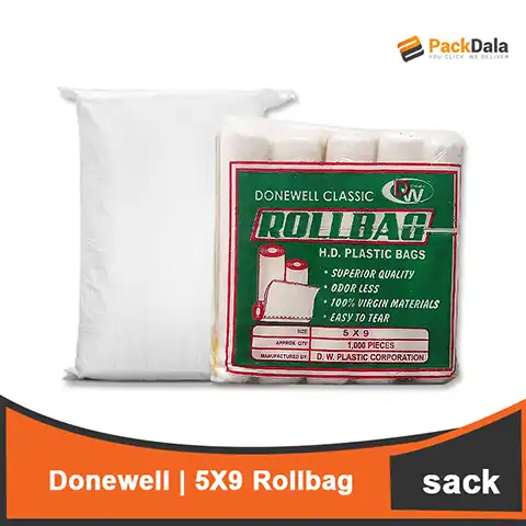 Picture of 5x9 Rollbag Donewell 5rollperrmx150rmpersck nrp SACK