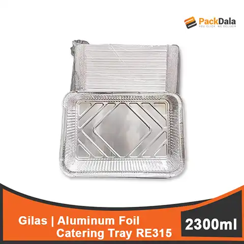 Picture of Gilas Aluminum Foil Catering Tray 2300ml RE315 4packx125pcs PACK