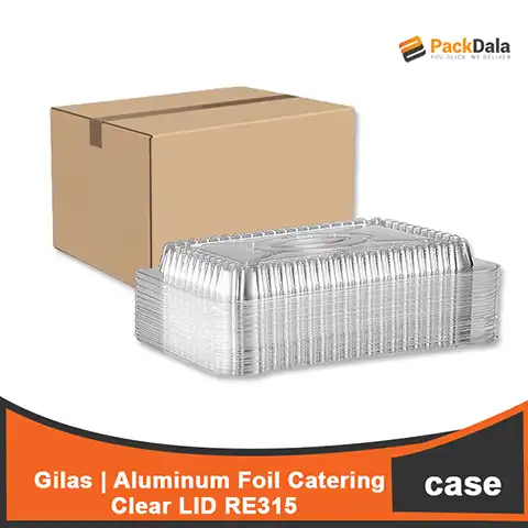 Picture of Gilas Aluminum Foil Catering Clear LID RE315 4packx125pcs CASE
