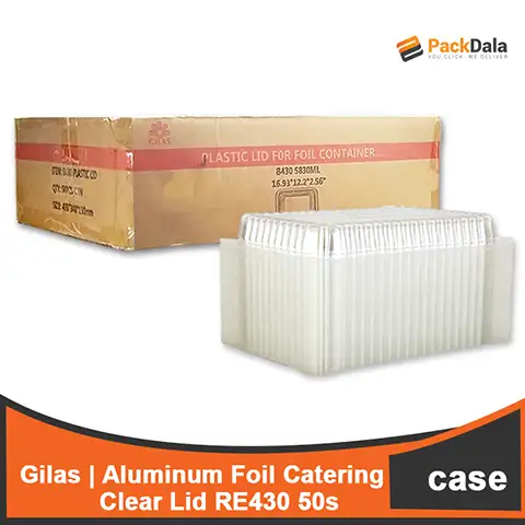 Picture of Aluminum Foil Catering Clear Lid RE430 50s