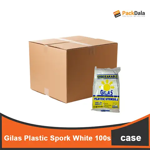 Picture of Gilas Plastic Spork White 25pcs x 100pckprcs nrp CASE