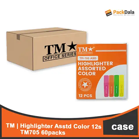 Picture of Highlighter Asstd Color 12s TM705 ASD 60packpercs CASE