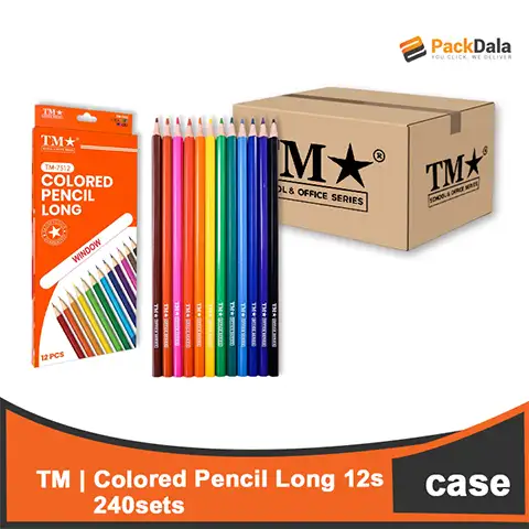 Picture of TM Colored Pencil Long 12s TM7512 240setspercs CASE