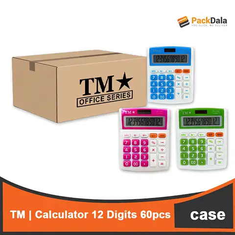 Picture of Calculator 12 Digits TM20NC 60pcspercs CASE