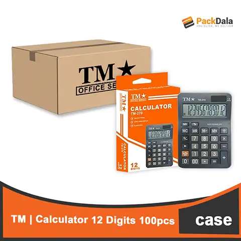 Picture of Calculator 12 Digits TM270 100pcspercs CASE