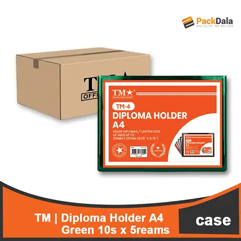 Picture of Diploma Holder A4 Green 10s x 5 rms percs nrp CASE