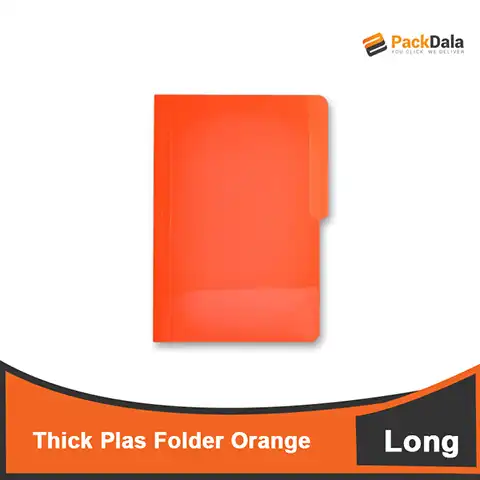 Picture of Thick Plas Folder L Orange 360pcspercs nrp PCS TM287