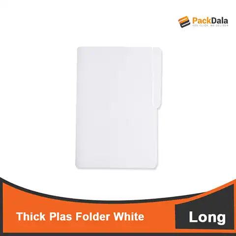 Picture of Thick Plas Folder L White 360pcspercs nrp PCS
