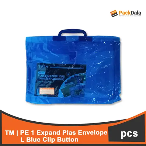 Picture of PE 1 Expand Plas Envelope L Red Clip Button 50pcspercs nrp CASE