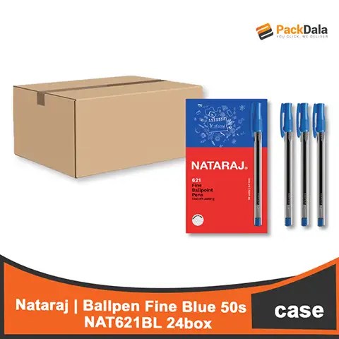 Picture of Nataraj Ballpen Fine Blue 50s NAT621BL 24boxpercs CASE