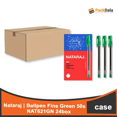 Picture of Nataraj Ballpen Fine Green 50s NAT621GN 24boxpercs CASE