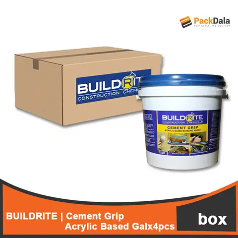 Picture of BUILDRITE Cement Grip Acrylic Based Gal x 4pcs rp BOX