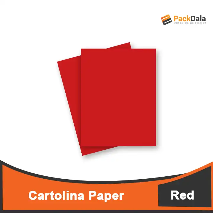 Picture of Cartolina Red 100pcperrm nrp PCS