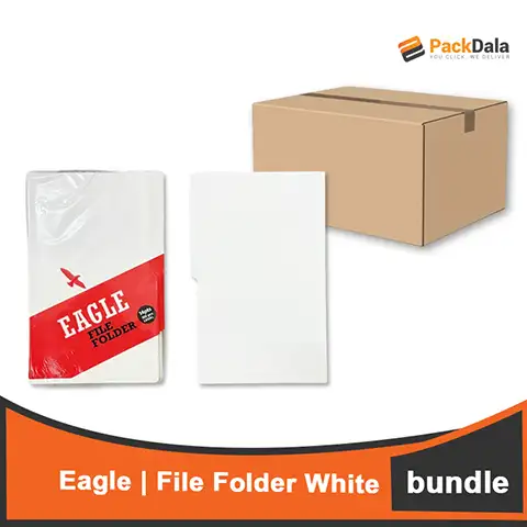 Picture of Eagle Folder Long White 100s 5reams x bdl  nrp BDL
