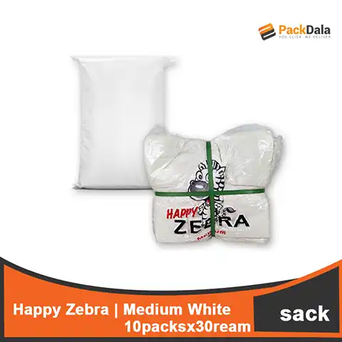 Picture of Medium Zebra White 10pckx30ream nrp SACK