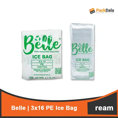 Picture of 3x16 Belle PE Ice Bag 10packsx50ream per sack nrp REAM