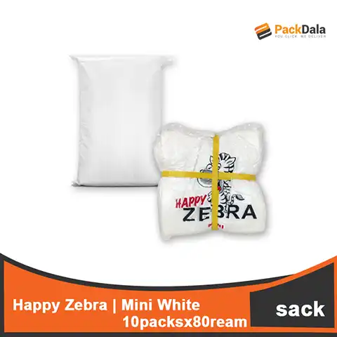 Picture of Mini Zebra White 10pckx80ream nrp SACK