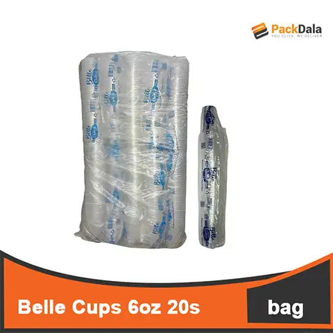 Picture of Belle Cups 6oz 20pckperbag nrp BAG