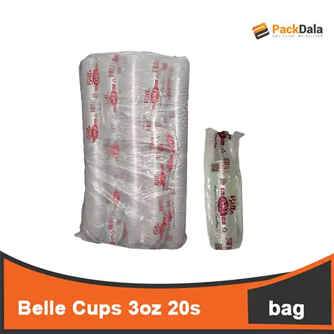 Picture of Belle Cups 3oz 20pckperbag nrp BAG