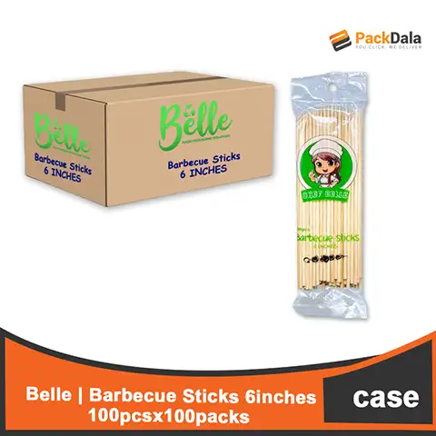 Picture of Belle Barbecue Sticks 6inches 100pcs x 100packs percs CASE