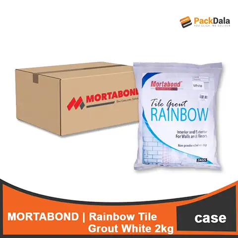 Picture of Rainbow Tile Grout White 2kg 10pcs per cs CASE