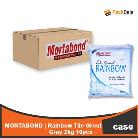 Picture of Rainbow Tile Grout Gray 2kg 10pcs per cs  CASE