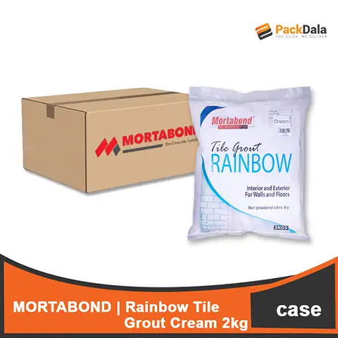 Picture of Rainbow Tile Grout Cream 2kg 10pcs per cs CASE