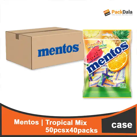 Picture of Mentos Tropical Mix 50pcsx40pack per case CASE