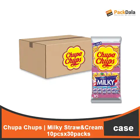 Picture of ChupaChups Milky Straw&Cream 10px30pck per cs rp CASE
