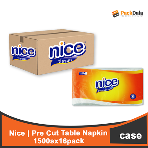 Picture of Nice Pre Cut Table Napkin 1500sx16 CASE