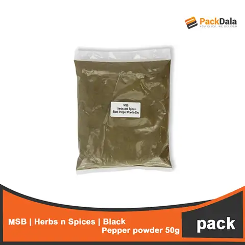 Picture of MSB Herbs n Spices Black Pepper Powder 50g pcs