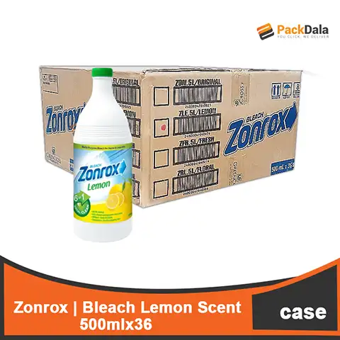 Picture of Zonrox Bleach Lemon Scent 500mlx36 CASE