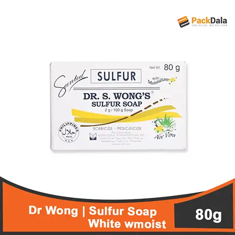 Picture of Dr Wong Sulfur Soap White wmoist 100x80g  PC