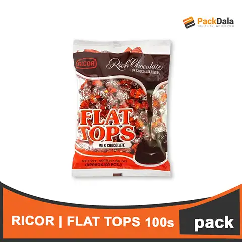 Picture of Flat Tops 12x100s Chocolate Candy PACK