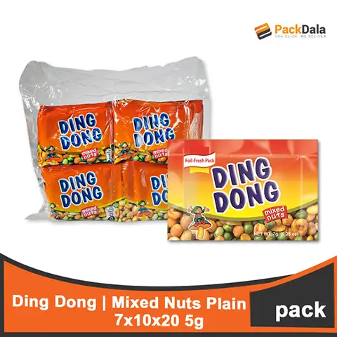 Picture of Ding Dong Mixed Nuts Plain 7 10 20 5g PACK