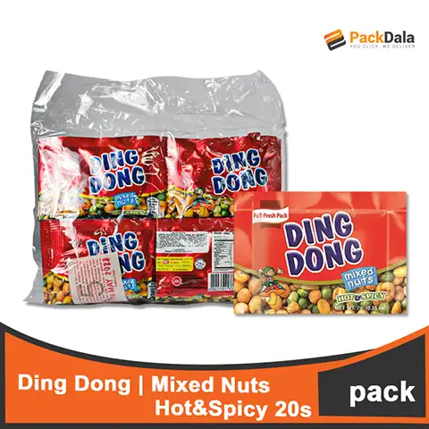 Picture of Ding Dong Mixed Nuts Hot and Spicy 7 10 20s PACK